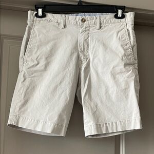 Polo by Ralph Lauren Men's Khaki Flat-Front Chino Shorts - Size 32